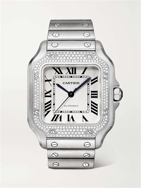 cartier diamond watch price|cartier watch diamond bezel.